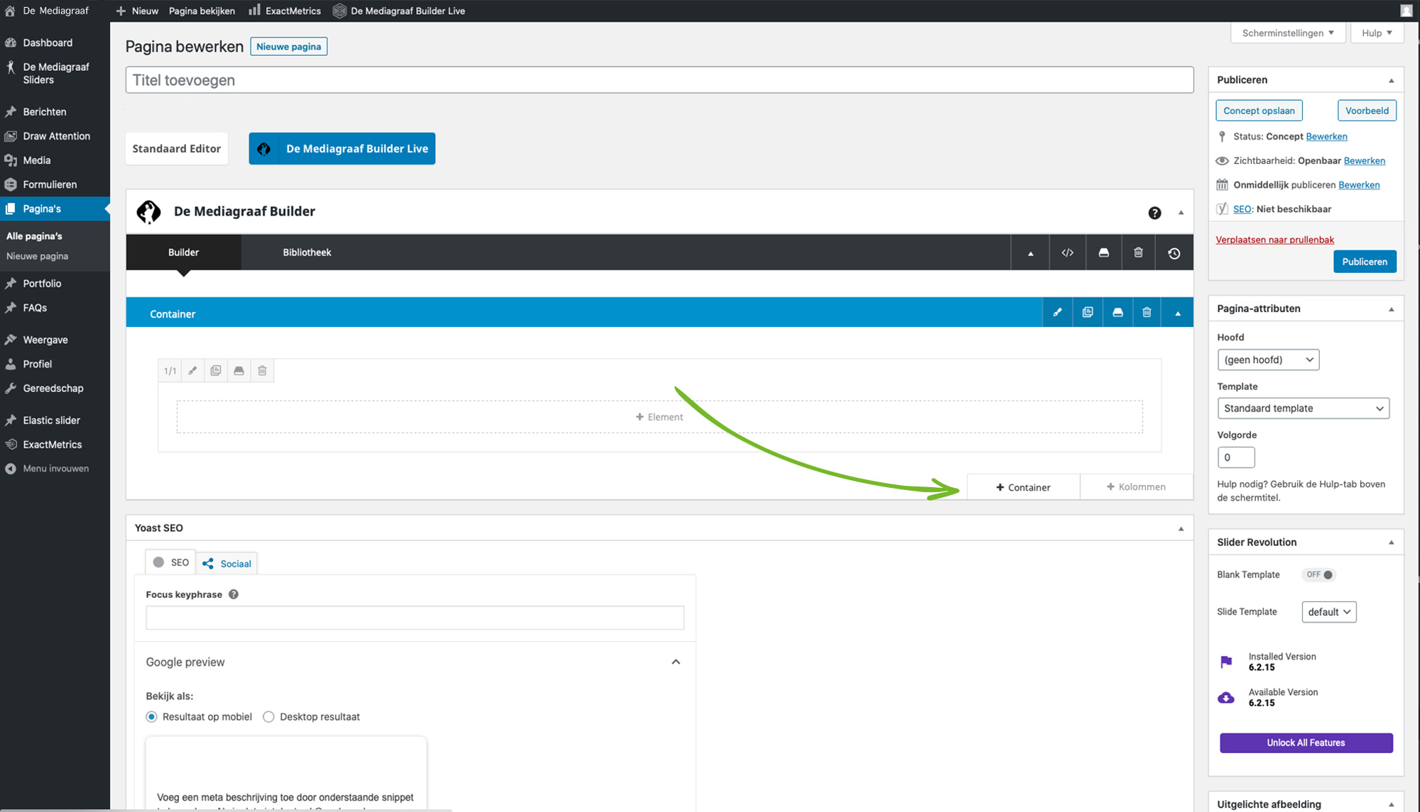 container toevoegen 2