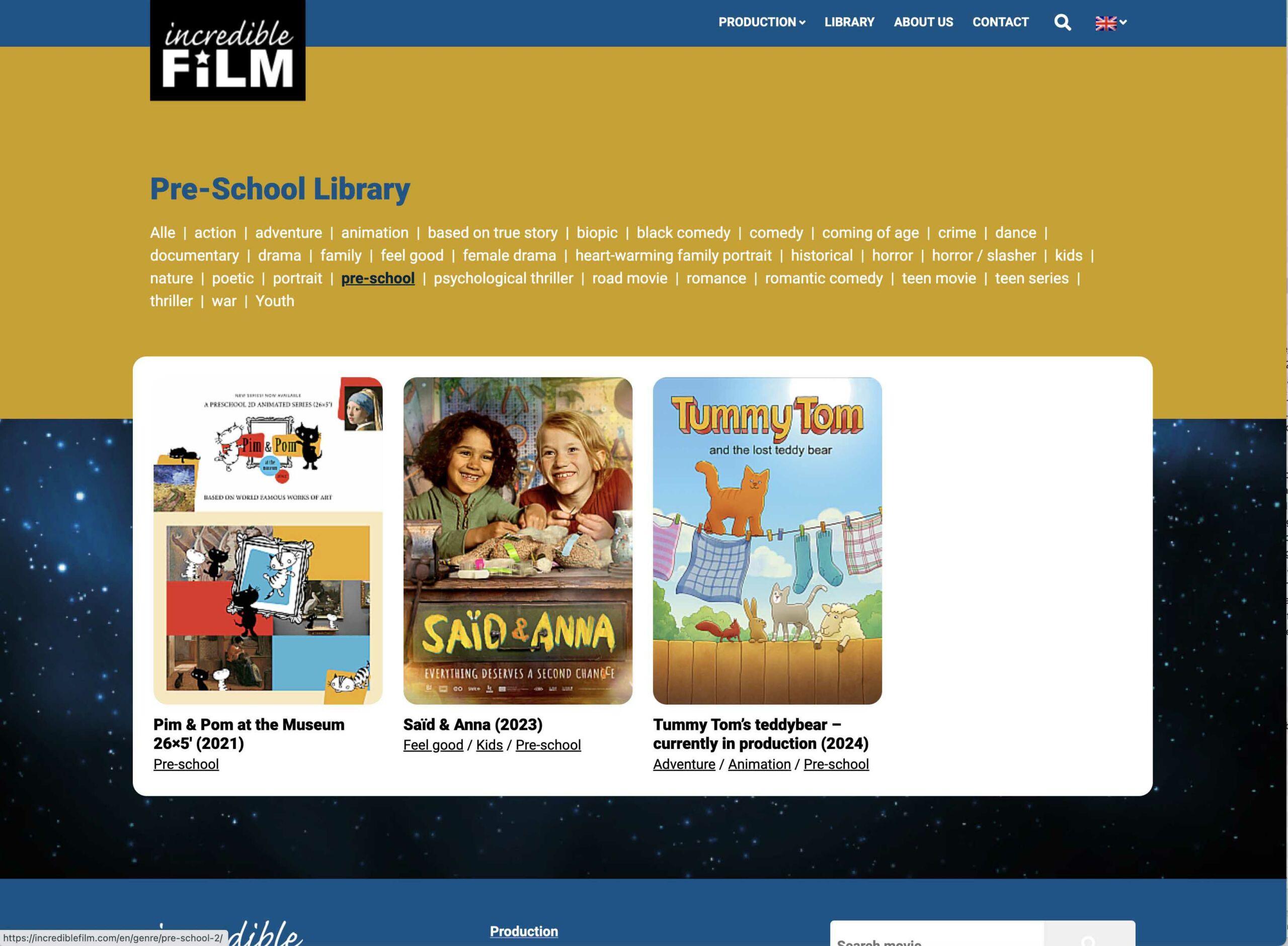 IncredibleFilm Website Webdesign Ontwerp IncredibleFilm Website Webdesign Ontwerp scaled