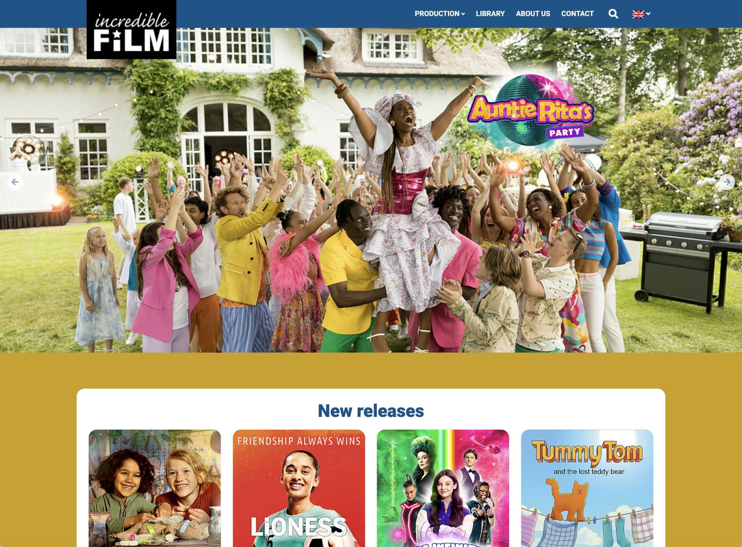 IncredibleFilm Website Webdesign Ontwerp3 scaled