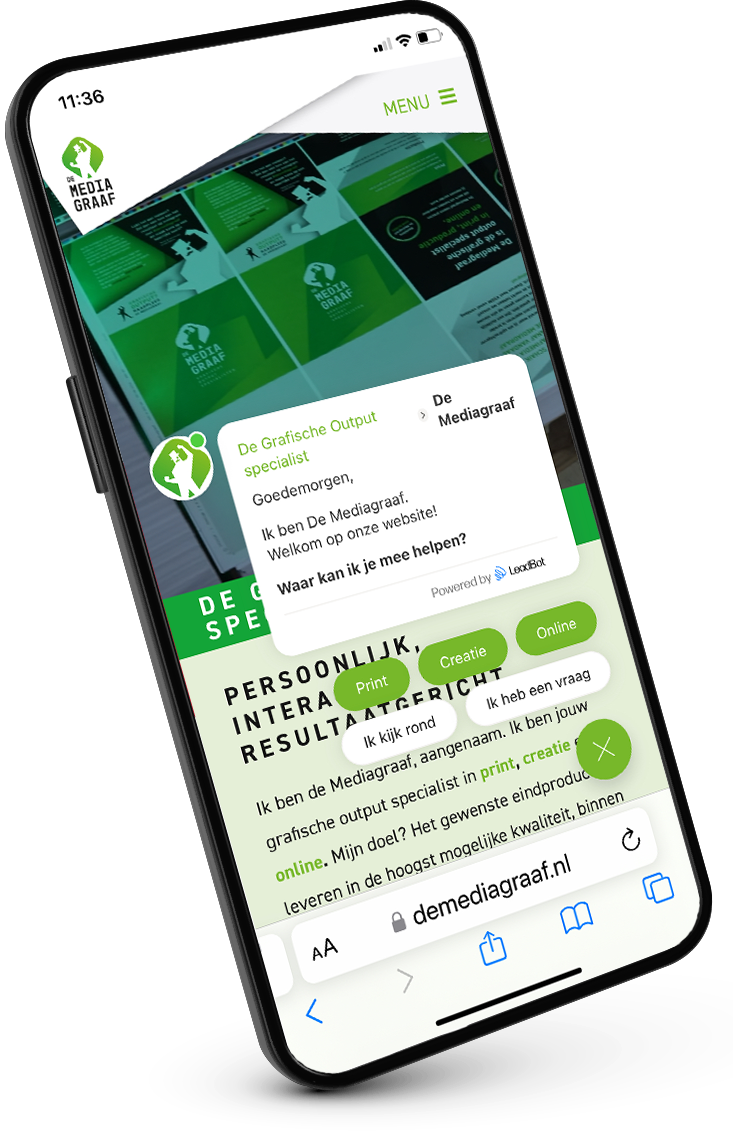 Telefoon-met-leadbot-de-mediagraaf Telefoon met leadbot de mediagraaf