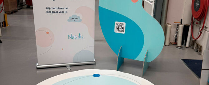 Natalis popup bord en vloerkleed